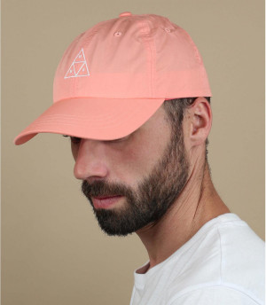 gorra Huf rosa Essentials TT CV coral haze